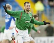 18 November 2006; Gary Hamilton, Glentoran, celebrates after scoring his side's opening goal. Carnegie Premier League, Newry City v Glentoran, The Showgrounds, Newry, Co. Down. Picture credit: Damien Eagers / SPORTSFILE