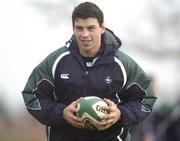 21 November 2006; Denis Leamy during Ireland rugby squad training. St. Gerard's School, Bray, Co. Wicklow. Picture credit: Brian Lawless / SPORTSFILE