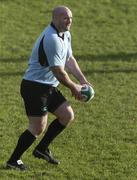 21 November 2006; John Hayes during Ireland rugby squad training. St. Gerard's School, Bray, Co. Wicklow. Picture credit: Brian Lawless / SPORTSFILE