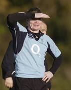 21 November 2006; Brian O'Driscoll during Ireland rugby squad training. St. Gerard's School, Bray, Co. Wicklow. Picture credit: Brian Lawless / SPORTSFILE
