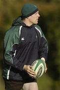 21 November 2006; Paul O'Connell during Ireland rugby squad training. St. Gerard's School, Bray, Co. Wicklow. Picture credit: Brian Lawless / SPORTSFILE