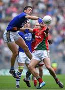 24 August 2014; Anthony Maher, Kerry, contests possession with Tom Parsons, Mayo. GAA Football All-Ireland Senior Championship, Semi-Final, Kerry v Mayo, Croke Park, Dublin. Picture credit: Brendan Moran / SPORTSFILE