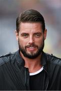 24 August 2014; Keith Duffy, patron of Irish Autism Action, during the GAA's Inclusion Day which saw representatives from Down Syndrome Ireland and Irish Autism Action take part in different events throughout the day. Electric Ireland GAA Football All Ireland Senior Championship Semi-Final, Kerry v Mayo, Croke Park, Dublin. Picture credit: Stephen McCarthy / SPORTSFILE