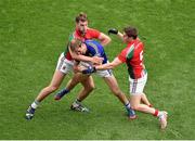 24 August 2014; Donnchadh Walsh, Kerry, in action against Aidan O'Shea and Lee Keegan, right, Mayo. GAA Football All-Ireland Senior Championship, Semi-Final, Kerry v Mayo, Croke Park, Dublin. Picture credit: Pat Murphy / SPORTSFILE