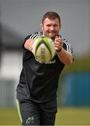 25 August 2014; Munster's Donnacha Ryan during squad training ahead of their SEAT Challenge game against London Irish on Friday. Munster Rugby Press Conference, Cork Institute of Technology, Bishopstown, Cork. Picture credit: Barry Cregg / SPORTSFILE