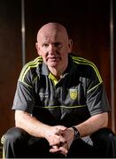 25 August 2014; Donegal minor manager Declan Bonner during a press day ahead of their GAA Football All-Ireland Minor Championship Semi-Final game against Dublin on Sunday. Donegal Football Press Day, Mount Errigal Hotel, Letterkenny, Co. Donegal. Picture credit: Oliver McVeigh / SPORTSFILE