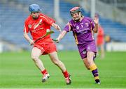23 August 2014; Briege Corkery, Cork, in action against Shelley Kehoe, Wexford. Liberty Insurance All-Ireland Senior Camogie Championship Semi-Final, Cork v Wexford, Semple Stadium, Thurles, Co. Tipperary. Picture credit: Diarmuid Greene / SPORTSFILE