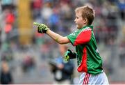 24 August 2014; Seanan Harte, Ballinamore, Leitrim, representing Mayo. INTO/RESPECT Exhibition GoGames, Croke Park, Dublin. Picture credit: Ramsey Cardy / SPORTSFILE