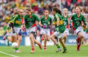 24 August 2014; Louise McGeer, Grangecon N.S, Wicklow representing Mayo. INTO/RESPECT Exhibition GoGames, Croke Park, Dublin. Picture credit: Stephen McCarthy / SPORTSFILE