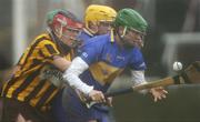 19 November 2006; Jane Adams, O'Donovan Rossa, in action against Aine Connery, St Lachtain's. All-Ireland Senior Camogie Club Championship Final, St Lachtain's v O'Donovan Rossa, O'Moore Park, Portlaoise, Co. Laois. Picture credit: Brian Lawless / SPORTSFILE