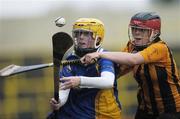 19 November 2006; Mairead Rainey, O'Donovan Rossa, in action against Aine Connery, St Lachtain's. All-Ireland Senior Camogie Club Championship Final, St Lachtain's v O'Donovan Rossa, O'Moore Park, Portlaoise, Co. Laois. Picture credit: Brian Lawless / SPORTSFILE
