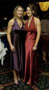 18 November 2006; Bronagh, left, and Alma O'Donnell, from Armagh, at the 2006 TG4 / O'Neills Ladies Gaelic Football All-Star Awards. Citywest Hotel, Dublin. Picture credit: Brendan Moran / SPORTSFILE