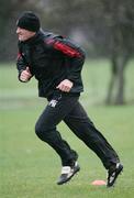23 November 2006; Derry City assistant manager Paul Hegarty during a squad training in advance opf the FAI Cup Final. Prehane, Derry. Picture credit: Oliver McVeigh / SPORTSFILE