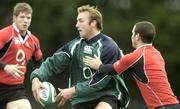 24 November 2006; Stephen Ferris is tackled by Paddy Wallace during Ireland’s rugby squad training. Lansdowne Road, Dublin. Picture credit: Matt Browne / SPORTSFILE