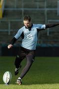 25 November 2006; Paddy Wallace in action during Ireland kicking practice, Lansdowne Road, Dublin. Picture credit: Damien Eagers / SPORTSFILE