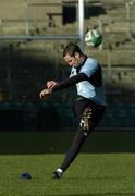 25 November 2006; Paddy Wallace in action during Ireland kicking practice, Lansdowne Road, Dublin. Picture credit: Damien Eagers / SPORTSFILE