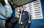 11 October 2006; Northern Ireland manager Lawrie Sanchez, being interviewed. Euro 2008 Championship Qualifier, Northern Ireland v Latvia, Windsor Park, Belfast. Picture credit: Russell Pritchard / SPORTSFILE