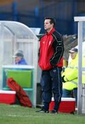25 November 2006; Loughgall caretaker manager David Johnstone a lonely figure on the line. Carnegie Premier League, Linfield v Loughgall, Windsor Park, Belfast. Picture credit: Oliver McVeigh / SPORTSFILE