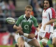 26 November 2006; Luke Fitzgerald, Ireland, is tackled by Ma'ama Molitika, The Pacific Islands. Autumn Internationals, Ireland v The Pacific Islands, Lansdowne Road, Dublin. Picture credit: Brian Lawless / SPORTSFILE