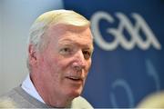 29 August 2014; UCF head coach George O'Leary at a media briefing during the previews ahead of the Croke Park Classic, Penn State v University of Central Florida on Saturday. Croke Park, Dublin. Picture credit: Pat Murphy / SPORTSFILE