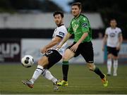 29 August 2014; Richie Towell, Dundalk, in action against Craig Walsh, Bohemians. SSE Airtricity League Premier Division, Dundalk v Bohemians, Oriel Park, Dundalk, Co. Louth. Picture credit: Oliver McVeigh / SPORTSFILE