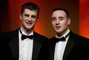 24 November 2006; Tipperary hurlers Paul Curran, left, and Eoin Kelly at the 2006 Vodafone GAA All-Star Awards. Citywest Hotel, Dublin. Picture credit: Brendan Moran / SPORTSFILE