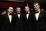 24 November 2006; At the 2006 Vodafone GAA All-Star Award, are, from left, Eoin Kelly, Shane McGrath, Eamon Corcoran and Paul Curran. Citywest Hotel, Dublin. Picture credit: Ray McManus / SPORTSFILE