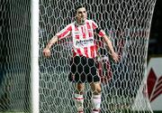 31 October 2006; Mark Farren, Derry City, after a narrow miss. Carlsberg FAI Cup, Semi-Final Replay, Derry City v Sligo Rovers. Brandywell, Derry. Picture credit: Oliver McVeigh / SPORTSFILE