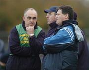 26 November 2006; St Brigid's manager Anthony Cunningham with selector John O'Mahoney. AIB Connacht Senior Club Football Championship Final, St Brigid's v Corofin, Dr Hyde Park, Co. Roscommon. Picture credit: Ray Ryan / SPORTSFILE