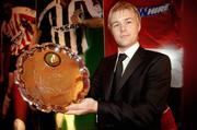 26 November 2006; Alan Kelly, winner of the Referee of the year award at the 27th PFAI Player Awards. Burlington Hotel, Dublin. Picture credit: David Maher / SPORTSFILE