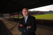 28 November 2006; St Patrick's Athletic F.C manager Johnny McDonnell after a press conference ahead of the FAI Carlsberg Senior Challenge Cup Final on 3rd December 2006. Richmond Park, Inchicore, Dublin. Picture credit: David Maher / SPORTSFILE