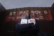 28 November 2006; Mark Rutherford, St Patrick's Athletic F.C., after a press conference ahead of the FAI Carlsberg Senior Challenge Cup Final on 3rd December 2006. Richmond Park, Inchicore, Dublin. Picture credit: David Maher / SPORTSFILE