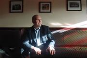 28 November 2006; St Patrick's Athletic F.C. manager Johnny McDonnell during a press conference ahead of the FAI Carlsberg Senior Challenge Cup Final on 3rd December 2006. McDowell's Pub, Inchicore, Dublin. Picture credit: David Maher / SPORTSFILE