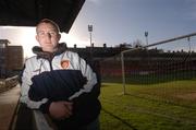 28 November 2006; St Patrick's Athletic F.C. goalkeeper Barry Ryan after a press conference ahead of the FAI Carlsberg Senior Challenge Cup Final on 3rd December 2006. Richmond Park, Inchicore, Dublin. Picture credit: David Maher / SPORTSFILE