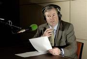 29 November 2006; RTE Gaelic Games Correspondent Brian Carthy. Brian Carthy Feature, RTE studios, Donnybrook, Dublin. Picture credit: Brendan Moran / SPORTSFILE