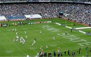 30 August 2014; A general view University of Central Florida in offence. Croke Park Classic 2014, Penn State v University of Central Florida. Croke Park, Dublin. Picture credit: Brendan Moran / SPORTSFILE