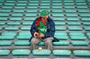 30 August 2014; Mayo supporter Tom McGann, from Knock, Co. Mayo ahead of the game. GAA Football All Ireland Senior Championship, Semi-Final Replay, Kerry v Mayo, Gaelic Grounds, Limerick. Picture credit: Barry Cregg / SPORTSFILE