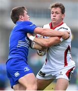 30 August 2014; Craig Gilroy, Ulster, is tackled by Luke McGrath, Leinster. Pre-Season Friendly, Leinster v Ulster. Tallaght Stadium, Tallaght, Co. Dublin. Picture credit: Ramsey Cardy / SPORTSFILE