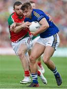 30 August 2014; James O'Donoghue, Kerry, in action against Keith Higgins, Mayo. GAA Football All Ireland Senior Championship, Semi-Final Replay, Kerry v Mayo, Gaelic Grounds, Limerick. Picture credit: Barry Cregg / SPORTSFILE