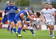 30 August 2014; Fergus McFadden, Leinster, is tackled by Craig Gilroy, Ulster. Pre-Season Friendly, Leinster v Ulster. Tallaght Stadium, Tallaght, Co. Dublin. Picture credit: Ramsey Cardy / SPORTSFILE