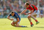 30 August 2014; Barry John Keane, Kerry, in action against Tom Cunniffe, Mayo. GAA Football All Ireland Senior Championship, Semi-Final Replay, Kerry v Mayo. Gaelic Grounds, Limerick. Picture credit: Stephen McCarthy / SPORTSFILE