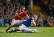 30 August 2014; Kieran Donaghy, Kerry, in action against Keith Higgins, Mayo. GAA Football All Ireland Senior Championship, Semi-Final Replay, Kerry v Mayo, Gaelic Grounds, Limerick. Picture credit: Dáire Brennan / SPORTSFILE