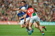 30 August 2014; Declan O'Sullivan, Kerry, in action against Tom Parsons, Mayo. GAA Football All Ireland Senior Championship, Semi-Final Replay, Kerry v Mayo, Gaelic Grounds, Limerick. Picture credit: Barry Cregg / SPORTSFILE