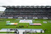 30 August 2014; A general view of Croke Park as the National Anthems are sung before the game. Croke Park Classic 2014, Penn State v University of Central Florida. Croke Park, Dublin. Picture credit: Brendan Moran / SPORTSFILE