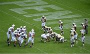 30 August 2014; Penn State leave a huddle before an offensive play on the UCF 2 yard line. Croke Park Classic 2014, Penn State v University of Central Florida. Croke Park, Dublin. Picture credit: Brendan Moran / SPORTSFILE
