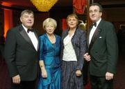 24 November 2006; At the 2006 Vodafone GAA All-Star Awards, are, from left, Michael 'Babs' and Nancy Keating and Mary and Jarlath Daly. Citywest Hotel, Dublin. Picture credit: Brendan Moran / SPORTSFILE