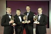 24 November 2006; At the 2006 Vodafone GAA All-Star Awards, from left, Tony Browne, Kieran O'Connor, Glanbia, Dan Shanahan and Eoin Murphy, all from Waterford. Citywest Hotel, Dublin. Picture credit: Ray McManus / SPORTSFILE
