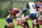 2 December 2006; James O'Neill, UL Bohemian, is tackled by Shane O'Connor, Cork Constitution. AIB League, Division 1, UL Bohemian v Cork Constitution, Thomond Park, Limerick. Picture credit: Kieran Clancy / SPORTSFILE
