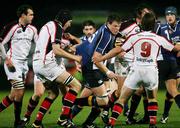 2 December 2006; Malcolm O'Kelly, Leinster, is tackled by Justin Harrison, Ulster. Magners League, Ulster v Leinster, Ravenhill Park, Belfast. Picture credit: Oliver McVeigh / SPORTSFILE