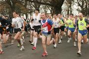 3 December 2006; Start of the Jingle Bells 5K, Phoenix Park, Dublin. Picture credit: Tomas Greally / SPORTSFILE